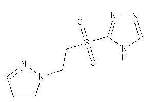 3-(2-pyrazol-1-ylethylsulfonyl)-4H-1,2,4-triazole