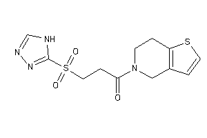 1-(6,7-dihydro-4H-thieno[3,2-c]pyridin-5-yl)-3-(4H-1,2,4-triazol-3-ylsulfonyl)propan-1-one