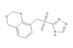 3-(4H-1,3-benzodioxin-8-ylmethylsulfonyl)-4H-1,2,4-triazole