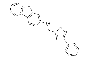 9H-fluoren-2-yl-[(3-phenyl-1,2,4-oxadiazol-5-yl)methyl]amine