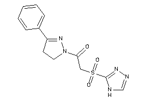 1-(3-phenyl-2-pyrazolin-1-yl)-2-(4H-1,2,4-triazol-3-ylsulfonyl)ethanone