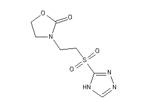 3-[2-(4H-1,2,4-triazol-3-ylsulfonyl)ethyl]oxazolidin-2-one