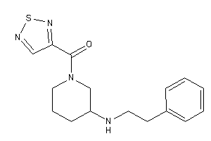 [3-(phenethylamino)piperidino]-(1,2,5-thiadiazol-3-yl)methanone