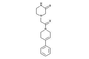 4-[2-keto-2-(4-phenyl-3,6-dihydro-2H-pyridin-1-yl)ethyl]piperazin-2-one