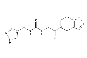 1-[2-(6,7-dihydro-4H-thieno[3,2-c]pyridin-5-yl)-2-keto-ethyl]-3-(1H-pyrazol-4-ylmethyl)urea