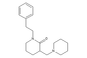 1-phenethyl-3-(piperidinomethyl)-2-piperidone