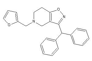 3-benzhydryl-5-(2-furfuryl)-6,7-dihydro-4H-isoxazolo[4,5-c]pyridine