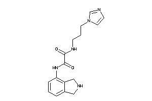 N-(3-imidazol-1-ylpropyl)-N'-isoindolin-4-yl-oxamide