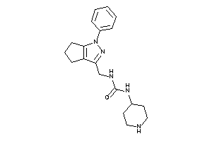 1-[(1-phenyl-5,6-dihydro-4H-cyclopenta[c]pyrazol-3-yl)methyl]-3-(4-piperidyl)urea