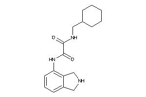 N-(cyclohexylmethyl)-N'-isoindolin-4-yl-oxamide