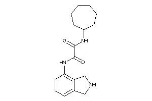 N-cycloheptyl-N'-isoindolin-4-yl-oxamide