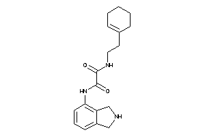 N-(2-cyclohexen-1-ylethyl)-N'-isoindolin-4-yl-oxamide