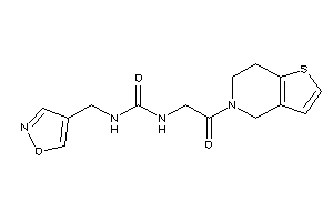 1-[2-(6,7-dihydro-4H-thieno[3,2-c]pyridin-5-yl)-2-keto-ethyl]-3-(isoxazol-4-ylmethyl)urea