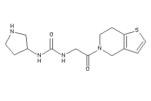 1-[2-(6,7-dihydro-4H-thieno[3,2-c]pyridin-5-yl)-2-keto-ethyl]-3-pyrrolidin-3-yl-urea