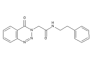 2-(4-keto-1,2,3-benzotriazin-3-yl)-N-phenethyl-acetamide