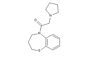 1-(3,4-dihydro-2H-1,5-benzothiazepin-5-yl)-2-pyrrolidino-ethanone