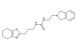 1-(2-isoindolin-2-ylethyl)-3-[3-(4,5,6,7-tetrahydro-1,3-benzothiazol-2-yl)propyl]urea