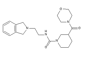 N-(2-isoindolin-2-ylethyl)-3-(morpholine-4-carbonyl)piperidine-1-carboxamide