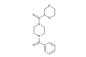 (4-benzoylpiperazino)-(1,4-dioxan-2-yl)methanone