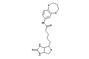 N-(3,4-dihydro-2H-1,5-benzodioxepin-7-yl)-5-(2-keto-1,3,3a,4,6,6a-hexahydrothieno[3,4-d]imidazol-4-yl)valeramide