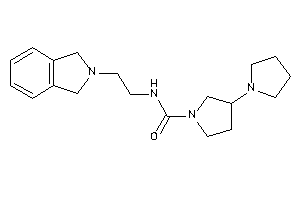 N-(2-isoindolin-2-ylethyl)-3-pyrrolidino-pyrrolidine-1-carboxamide