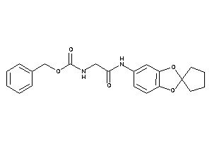 N-[2-keto-2-(spiro[1,3-benzodioxole-2,1'-cyclopentane]-5-ylamino)ethyl]carbamic Acid Benzyl Ester