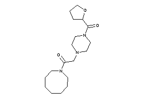 1-(azocan-1-yl)-2-[4-(tetrahydrofuran-2-carbonyl)piperazino]ethanone