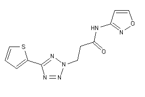 N-isoxazol-3-yl-3-[5-(2-thienyl)tetrazol-2-yl]propionamide