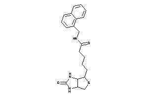 5-(2-keto-1,3,3a,4,6,6a-hexahydrothieno[3,4-d]imidazol-4-yl)-N-(1-naphthylmethyl)valeramide