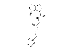 5-keto-N-[2-keto-2-(phenethylamino)ethyl]-3,6,7,7a-tetrahydro-2H-pyrrolo[2,1-b]thiazole-3-carboxamide