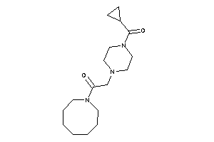 1-(azocan-1-yl)-2-[4-(cyclopropanecarbonyl)piperazino]ethanone