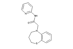 2-(3,4-dihydro-2H-1,5-benzothiazepin-5-yl)-N-(2-pyridyl)acetamide