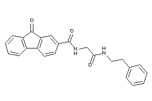 9-keto-N-[2-keto-2-(phenethylamino)ethyl]fluorene-2-carboxamide