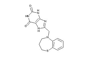 8-(3,4-dihydro-2H-1,5-benzothiazepin-5-ylmethyl)-7H-xanthine