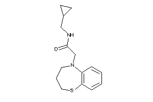 N-(cyclopropylmethyl)-2-(3,4-dihydro-2H-1,5-benzothiazepin-5-yl)acetamide