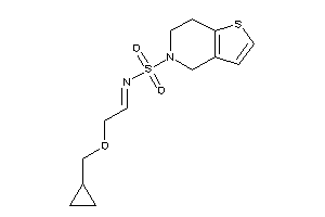 N-[2-(cyclopropylmethoxy)ethylidene]-6,7-dihydro-4H-thieno[3,2-c]pyridine-5-sulfonamide