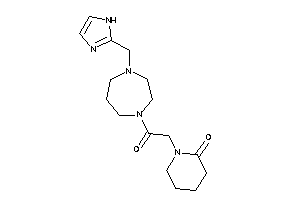 1-[2-[4-(1H-imidazol-2-ylmethyl)-1,4-diazepan-1-yl]-2-keto-ethyl]-2-piperidone