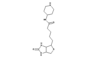 Image of 5-(2-keto-1,3,3a,4,6,6a-hexahydrothieno[3,4-d]imidazol-4-yl)-N-(4-piperidyl)valeramide