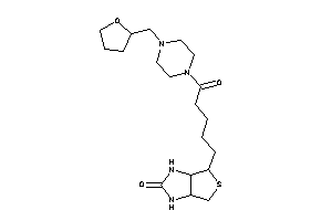 6-[5-keto-5-[4-(tetrahydrofurfuryl)piperazino]pentyl]-1,3,3a,4,6,6a-hexahydrothieno[3,4-d]imidazol-2-one