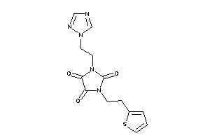 1-[2-(2-thienyl)ethyl]-3-[2-(1,2,4-triazol-1-yl)ethyl]imidazolidine-2,4,5-trione