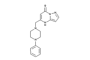 5-[(4-phenylpiperazino)methyl]-4H-pyrazolo[1,5-a]pyrimidin-7-one