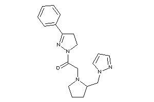 1-(3-phenyl-2-pyrazolin-1-yl)-2-[2-(pyrazol-1-ylmethyl)pyrrolidino]ethanone