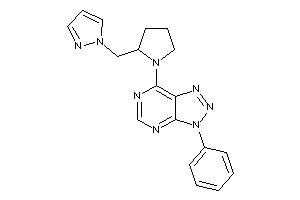 Image of 3-phenyl-7-[2-(pyrazol-1-ylmethyl)pyrrolidino]triazolo[4,5-d]pyrimidine