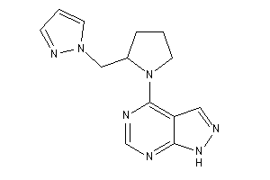 4-[2-(pyrazol-1-ylmethyl)pyrrolidino]-1H-pyrazolo[3,4-d]pyrimidine