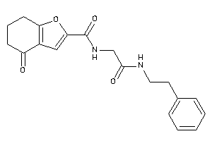 4-keto-N-[2-keto-2-(phenethylamino)ethyl]-6,7-dihydro-5H-benzofuran-2-carboxamide