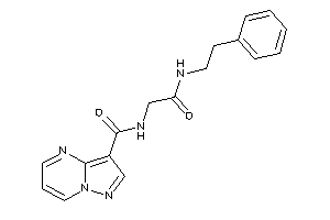 N-[2-keto-2-(phenethylamino)ethyl]pyrazolo[1,5-a]pyrimidine-3-carboxamide