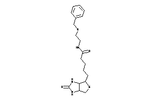 N-[2-(benzylthio)ethyl]-5-(2-keto-1,3,3a,4,6,6a-hexahydrothieno[3,4-d]imidazol-4-yl)valeramide