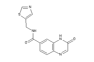 3-keto-N-(thiazol-5-ylmethyl)-4H-quinoxaline-6-carboxamide