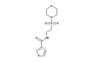 N-(2-thiomorpholinosulfonylethyl)thiophene-3-carboxamide