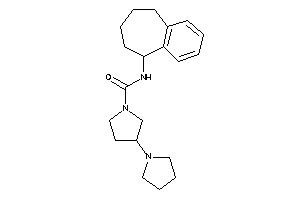 3-pyrrolidino-N-(6,7,8,9-tetrahydro-5H-benzocyclohepten-9-yl)pyrrolidine-1-carboxamide